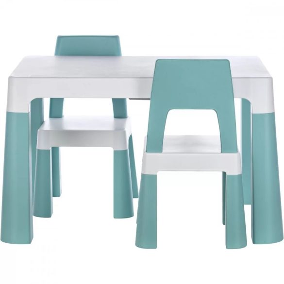 FreeON műanyag asztal 2 db székkel - zöld