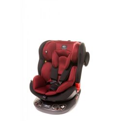   4 Baby Space-fix 360°-ban forgatható ISOFIXES gyermekülés 0-36 kg - piros
