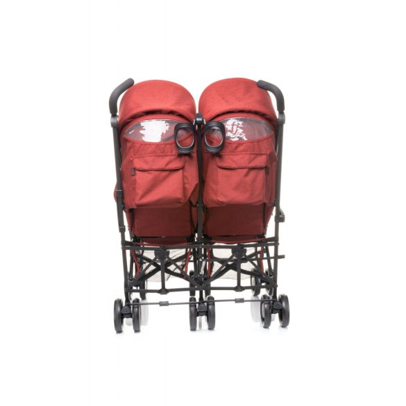 4 Baby Twins sport ikerbabakocsi - piros