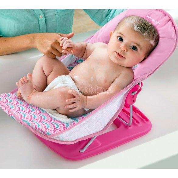 Summer Infant Bubble Stripes kádba tehető hálós fürdőfotel