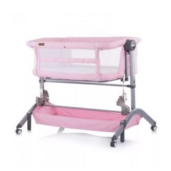   Chipolino Amore Mio szülői ágyhoz csatlakoztatható kiságy, babaöböl - Peony pink