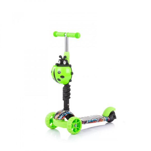 Chipolino Kiddy Evo roller - zöld graffiti