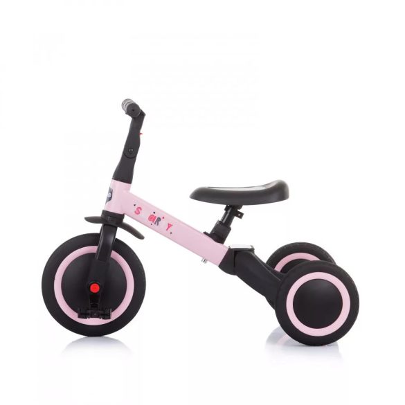 Chipolino Smarty 2in1 tricikli és futóbicikli - rózsaszín