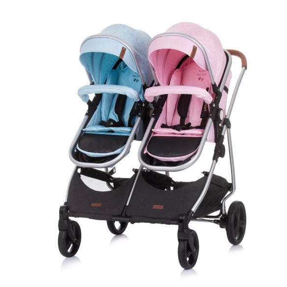 Chipolino Duo Smart iker babakocsi - blue-pink