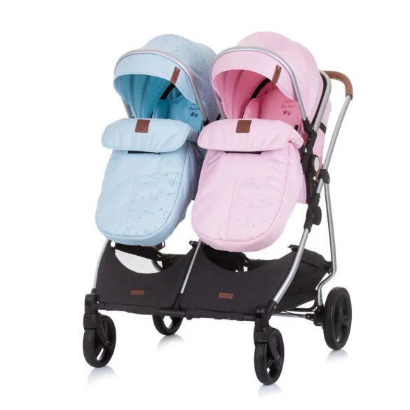 Chipolino Duo Smart iker babakocsi - blue-pink