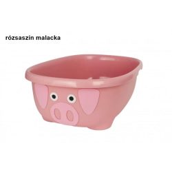   Prince Lionheart állatos tároló doboz és babakád - fürdetéskönnyítő hálóval  2in1 - rózsaszín malacka