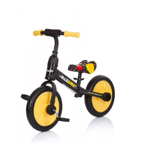 Chipolino Max Bike bicikli segédkerékkel - sárga