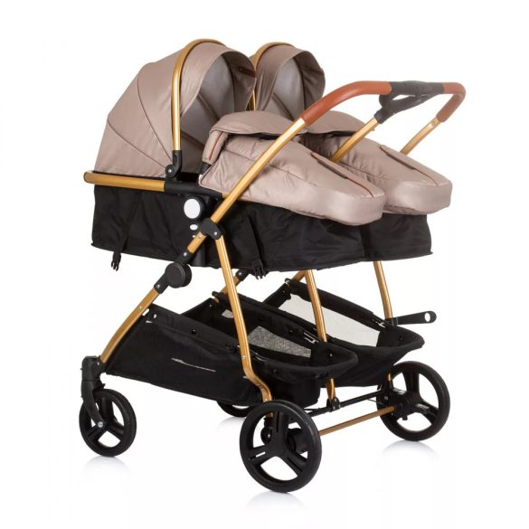 Chipolino Duo Smart iker babakocsi - golden beige