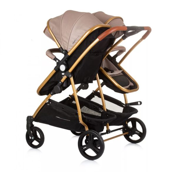 Chipolino Duo Smart iker babakocsi - golden beige