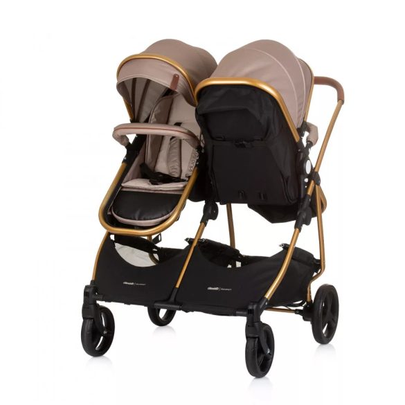 Chipolino Duo Smart iker babakocsi - golden beige