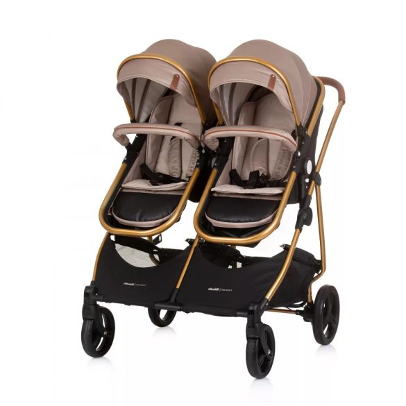 Chipolino Duo Smart iker babakocsi - golden beige