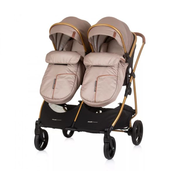 Chipolino Duo Smart iker babakocsi - golden beige