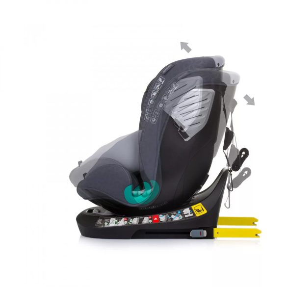 Chipolino Supreme I-Size Isofix autósülés 40-150 cm - granite