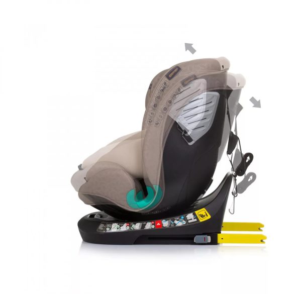 Chipolino Supreme I-Size Isofix autósülés 40-150 cm - macadamia