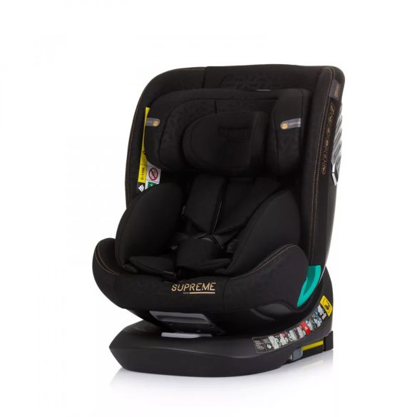 Chipolino Supreme I-Size Isofix autósülés 40-150 cm - obsidian