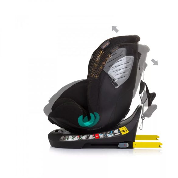 Chipolino Supreme I-Size Isofix autósülés 40-150 cm - obsidian