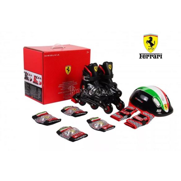 Chipolino Ferrari görkorcsolya + biztonsági szett (29-32 méret)