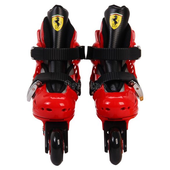 Chipolino Ferrari görkorcsolya + biztonsági szett-piros