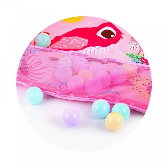 Chipolino Rózsaszín játszószőnyeg - labdákkal