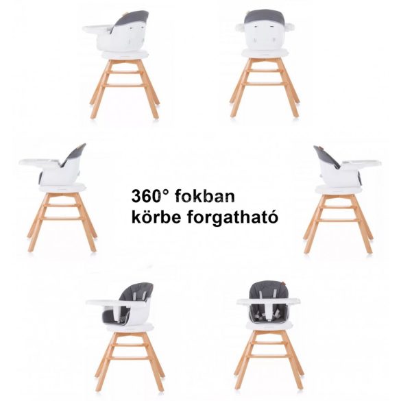 Chipolino Rotto fix 3in1 etetőszék+székmagasító - sky