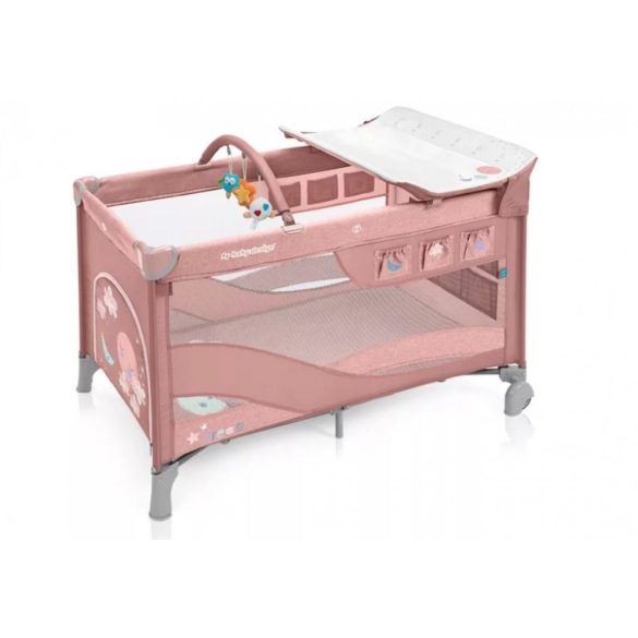 Baby Design Dream 2in1 kétszintes utazóágy - 08 Pink