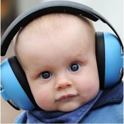 BANZ Mini baba hallásvédő fülvédő - kék