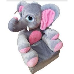 Babafotel fotelágy - Rózsaszín elefánt