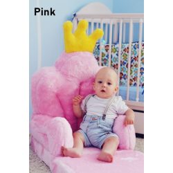 Rózsaszín Trón babafotel fotelágy