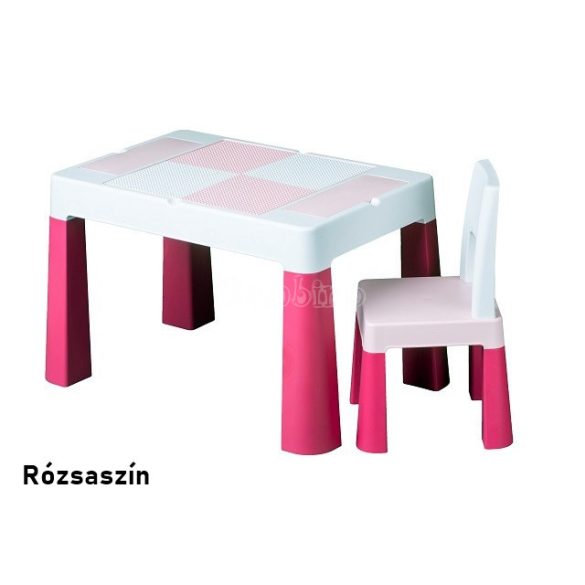Tega Baby Multifun készségfejlesztő asztal székkel, rózsaszín