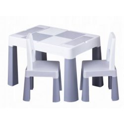   Tega Baby Multifun készségfejlesztő asztal - két székkel - szürke