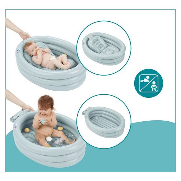 Babymoov 2in1 felfújható fürdőkád babáknak kivehető betéttel