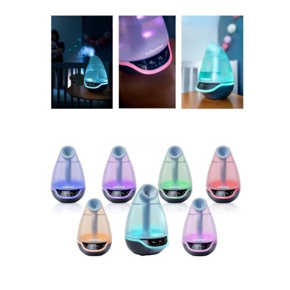 Babymoov Hygro+ digitális ultrahangos párásító - színváltós éjjeli lámpa