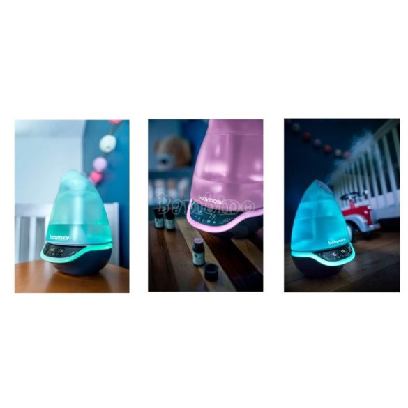 Babymoov Hygro+ digitális ultrahangos párásító - színváltós éjjeli lámpa