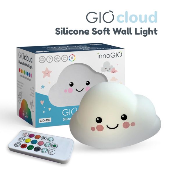 InnoGIO Cloud felhőcske szilikon LED éjjeli lámpa