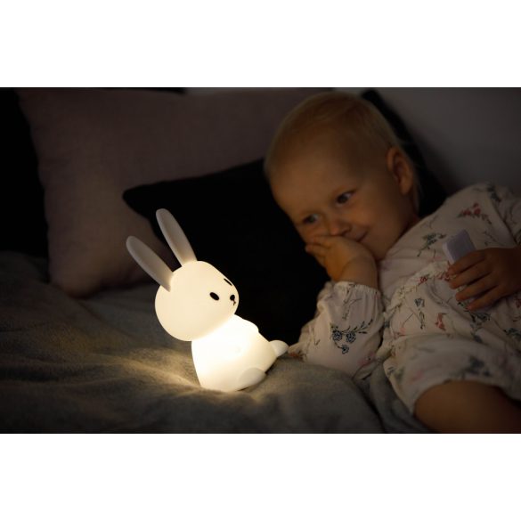 InnoGIO Rabbit midi, szilikon LED éjjeli lámpa 20 cm