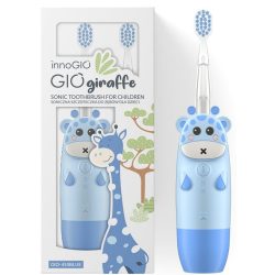   GIOgiraffe Sonic gyermek elektromos fogkefe háttérvilágítással 2-12 évig - kék