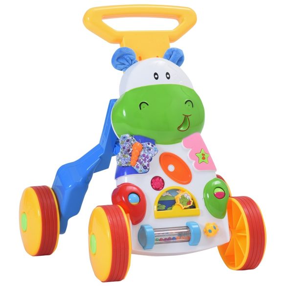 Hammybaby Hippo Toddle zenélő járássegítő 2in1