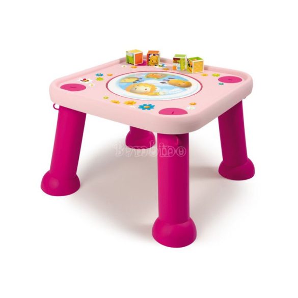 SMOBY Cotoons 2in1 foglalkoztató asztal  rózsaszín