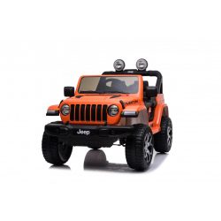   Hoops Jeep Wrangler Rubicon elektromos autó (127 cm) - Narancs ( 2 személyes! )