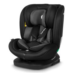   Lionelo Bastiaan I-Size 360°-ban forgatható ISOFIX gyermekülés (40-150 cm) - fekete-szürke