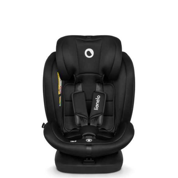 Lionelo Bastiaan I-Size 360°-ban forgatható ISOFIX gyermekülés (40-150 cm) - fekete-szürke