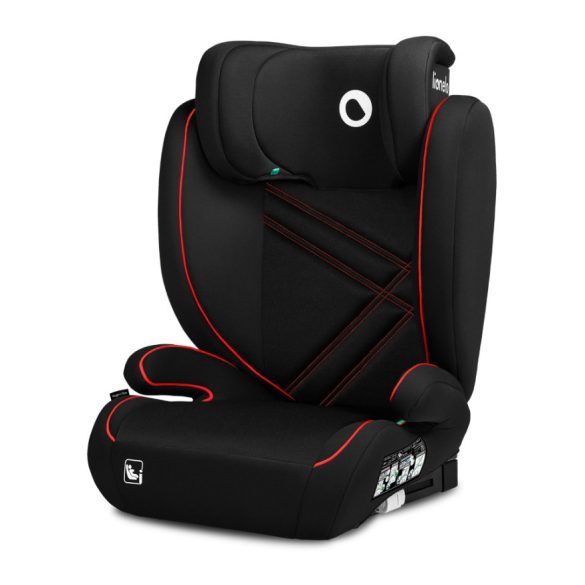  Lionelo Hugo i-Size gyermekülés 100-150 cm (kb 15-36 kg) - black-red