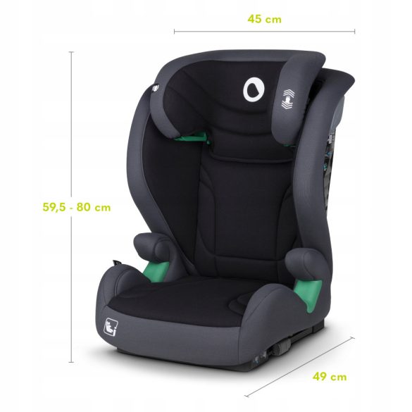  Lionelo Igo I-Size Isofix gyerekülés (100-150 cm) - grey graphite