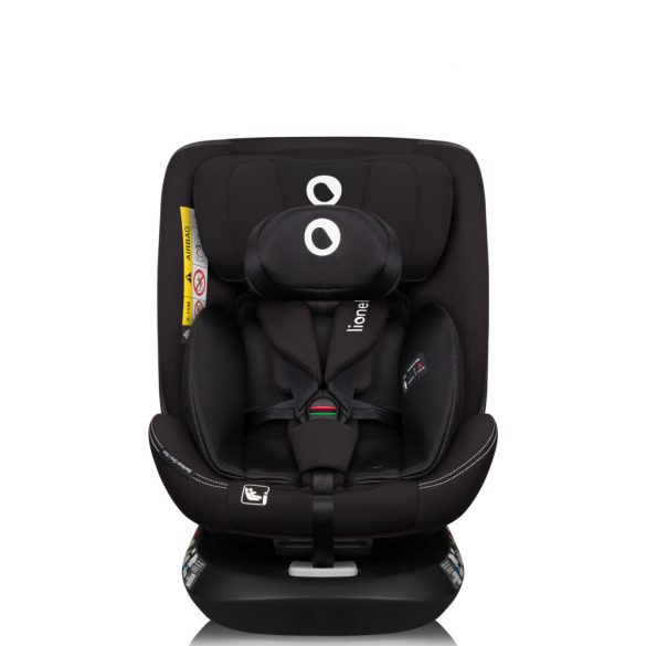 Lionelo Bastiaan One I-Size 360°-ban forgatható ISOFIX gyermekülés (40-150 cm) - black carbon