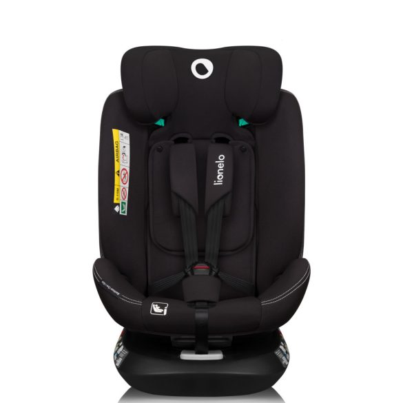 Lionelo Bastiaan One I-Size 360°-ban forgatható ISOFIX gyermekülés (40-150 cm) - black carbon