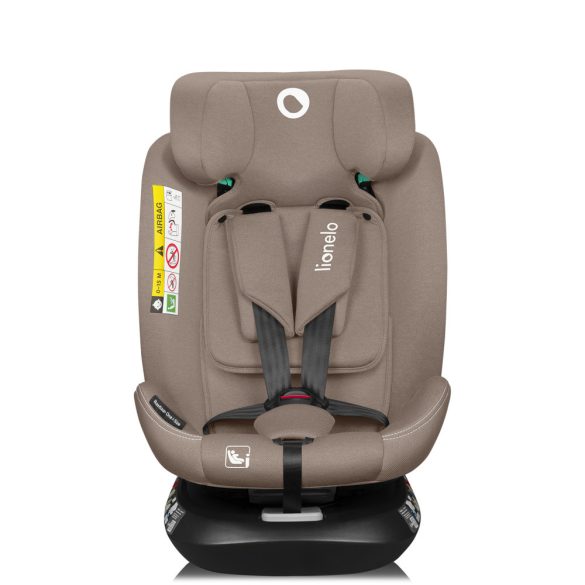 Lionelo Bastiaan One I-Size 360°-ban forgatható ISOFIX gyermekülés (40-150 cm) - bézs