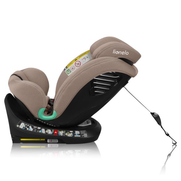 Lionelo Bastiaan One I-Size 360°-ban forgatható ISOFIX gyermekülés (40-150 cm) - bézs