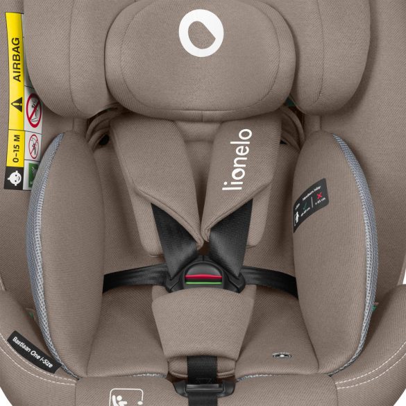 Lionelo Bastiaan One I-Size 360°-ban forgatható ISOFIX gyermekülés (40-150 cm) - bézs