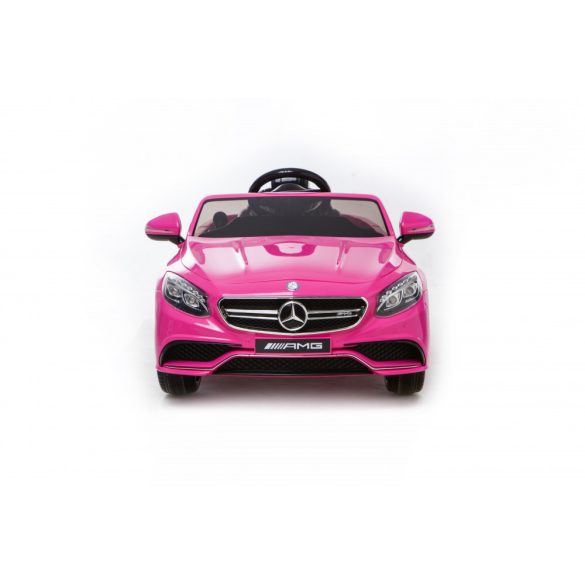 UTOLSÓ DARABOK - Hoops elektromos autó Mercedes Benz S63 (120 cm) - rózsaszín
