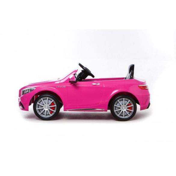 UTOLSÓ DARABOK - Hoops elektromos autó Mercedes Benz S63 (120 cm) - rózsaszín